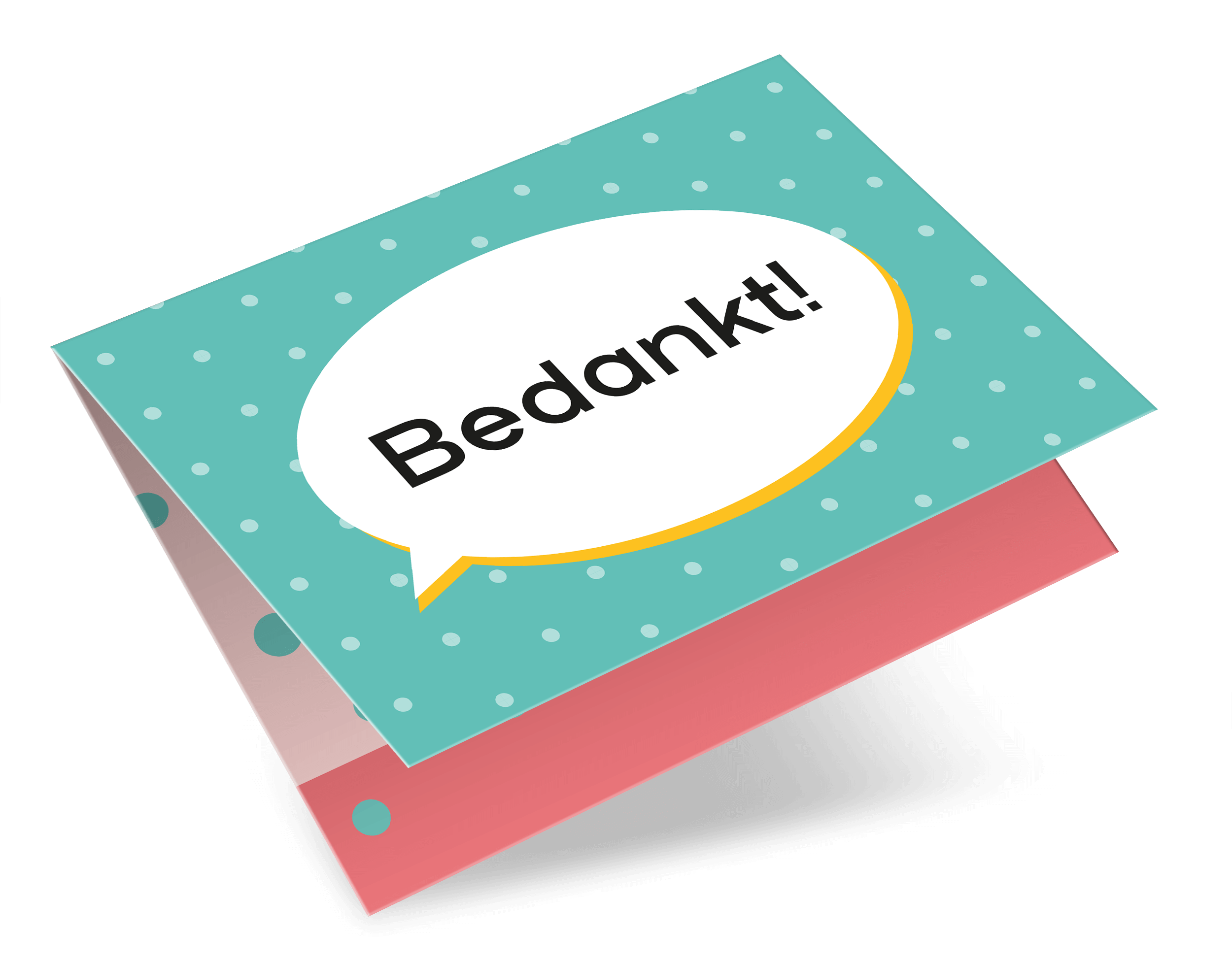 Cadeau Envelop Bedankt